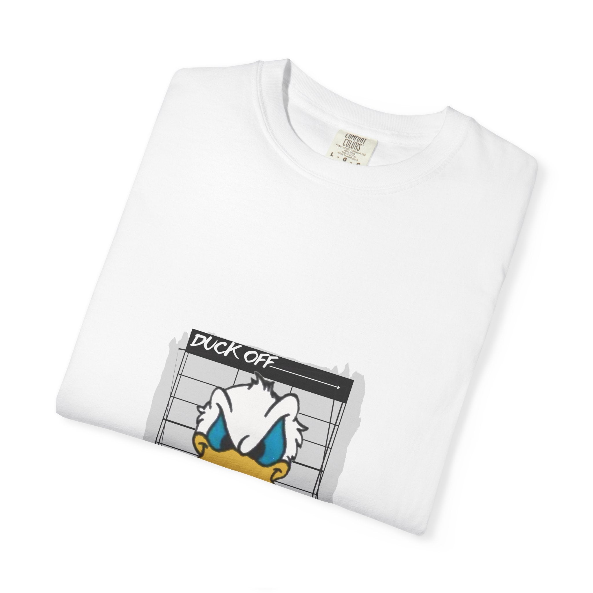 Donald Duck Mugshot T-Shirt — Vintage Cartoon Graphic Tee